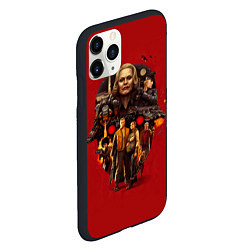 Чехол iPhone 11 Pro матовый Wolfenstein Planet, цвет: 3D-черный — фото 2