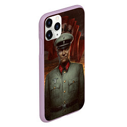 Чехол iPhone 11 Pro матовый Wolfenstein: Wilhelm Strasse, цвет: 3D-сиреневый — фото 2