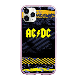 Чехол iPhone 11 Pro матовый AC/DC: Danger Style, цвет: 3D-розовый