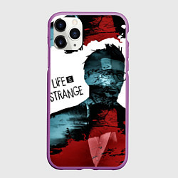 Чехол iPhone 11 Pro матовый Jefferson: Life is Strange, цвет: 3D-фиолетовый
