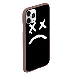 Чехол iPhone 11 Pro матовый Lil Peep: RIP Smile, цвет: 3D-коричневый — фото 2