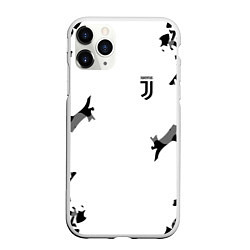 Чехол iPhone 11 Pro матовый FC Juventus: White Original, цвет: 3D-белый