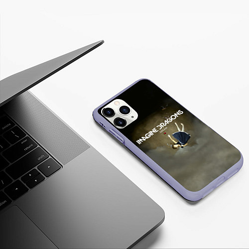 Чехол iPhone 11 Pro матовый Imagine Dragons: Dream / 3D-Светло-сиреневый – фото 3