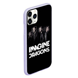 Чехол iPhone 11 Pro матовый Imagine Dragons: Boy Band, цвет: 3D-светло-сиреневый — фото 2