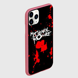 Чехол iPhone 11 Pro матовый My Chemical Romance, цвет: 3D-малиновый — фото 2