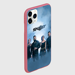 Чехол iPhone 11 Pro матовый Skillet: Smoke, цвет: 3D-малиновый — фото 2