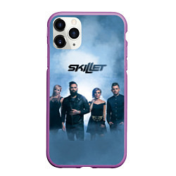 Чехол iPhone 11 Pro матовый Skillet: Smoke, цвет: 3D-фиолетовый