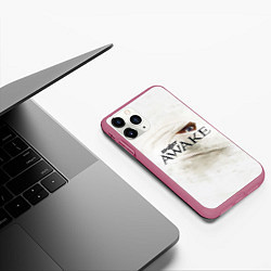 Чехол iPhone 11 Pro матовый Skillet: Awake, цвет: 3D-малиновый — фото 2