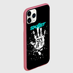 Чехол iPhone 11 Pro матовый Skillet: Sick of it, цвет: 3D-малиновый — фото 2