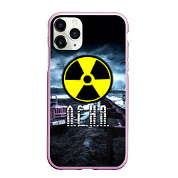 Чехол iPhone 11 Pro матовый STALKER - ЛЕНА, цвет: 3D-розовый