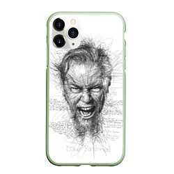 Чехол iPhone 11 Pro матовый James Alan Hatfield, цвет: 3D-салатовый