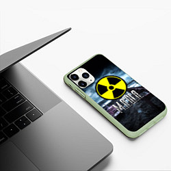 Чехол iPhone 11 Pro матовый STALKER - МАША, цвет: 3D-салатовый — фото 2