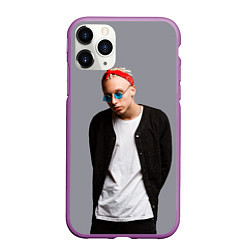 Чехол iPhone 11 Pro матовый T-Fest, цвет: 3D-фиолетовый