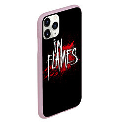 Чехол iPhone 11 Pro матовый In Flames, цвет: 3D-розовый — фото 2