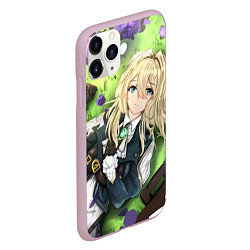 Чехол iPhone 11 Pro матовый Violet Evergarden, цвет: 3D-розовый — фото 2