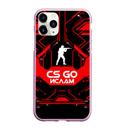 Чехол iPhone 11 Pro матовый CS:GO - Ислам, цвет: 3D-розовый