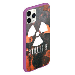 Чехол iPhone 11 Pro матовый S.T.A.L.K.E.R: Orange Toxic, цвет: 3D-фиолетовый — фото 2