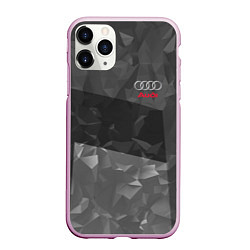 Чехол iPhone 11 Pro матовый AUDI SPORT, цвет: 3D-розовый