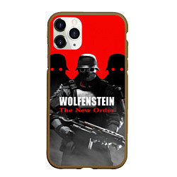 Чехол iPhone 11 Pro матовый Wolfenstein: The New Order, цвет: 3D-коричневый