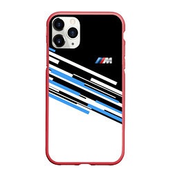 Чехол iPhone 11 Pro матовый BMW BRAND COLOR, цвет: 3D-красный