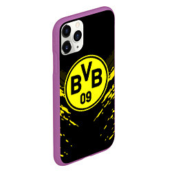 Чехол iPhone 11 Pro матовый Borussia FC: Sport Fashion, цвет: 3D-фиолетовый — фото 2