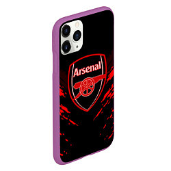 Чехол iPhone 11 Pro матовый Arsenal FC: Sport Fashion, цвет: 3D-фиолетовый — фото 2