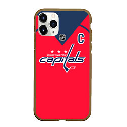 Чехол iPhone 11 Pro матовый Washington Capitals: Ovechkin Red, цвет: 3D-коричневый