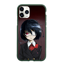 Чехол iPhone 11 Pro матовый Mei Misaki, цвет: 3D-темно-зеленый