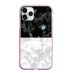 Чехол iPhone 11 Pro матовый BMW BLACK COLLECTION, цвет: 3D-розовый