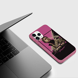 Чехол iPhone 11 Pro матовый Gosling Drive, цвет: 3D-малиновый — фото 2