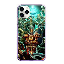 Чехол iPhone 11 Pro матовый Heroes III, цвет: 3D-светло-сиреневый