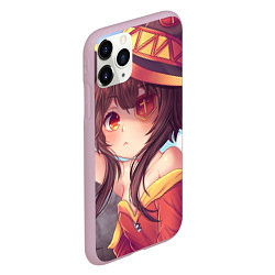 Чехол iPhone 11 Pro матовый KonoSuba, цвет: 3D-розовый — фото 2