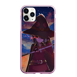 Чехол iPhone 11 Pro матовый KonoSuba, цвет: 3D-розовый