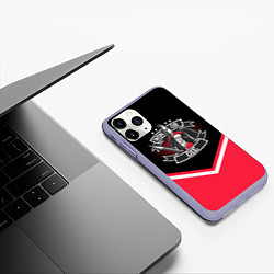 Чехол iPhone 11 Pro матовый FCSM: Win or Die!, цвет: 3D-светло-сиреневый — фото 2