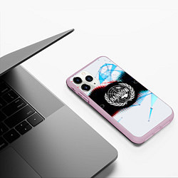 Чехол iPhone 11 Pro матовый R6S: Colour Symbol, цвет: 3D-розовый — фото 2