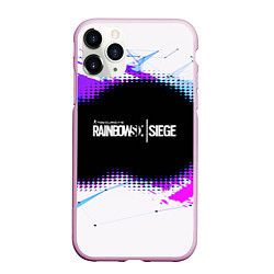 Чехол iPhone 11 Pro матовый Rainbow Six Siege: Color Style, цвет: 3D-розовый