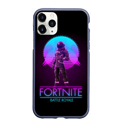 Чехол iPhone 11 Pro матовый Fortnite: Retro Battle Royale, цвет: 3D-серый