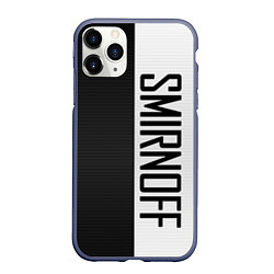 Чехол iPhone 11 Pro матовый SMIRNOFF, цвет: 3D-серый