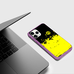 Чехол iPhone 11 Pro матовый FC Borussia Sport, цвет: 3D-фиолетовый — фото 2