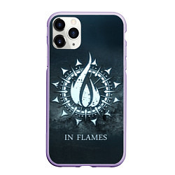 Чехол iPhone 11 Pro матовый In Flames: Cold Fire, цвет: 3D-светло-сиреневый