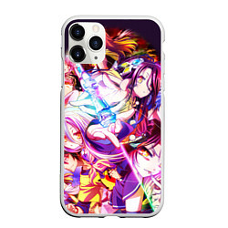 Чехол iPhone 11 Pro матовый No Game No Life, цвет: 3D-белый