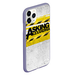 Чехол iPhone 11 Pro матовый Asking Alexandria: Danger, цвет: 3D-серый — фото 2