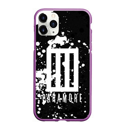 Чехол iPhone 11 Pro матовый Paramore: Black & White, цвет: 3D-фиолетовый