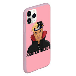 Чехол iPhone 11 Pro матовый XXXtentacion, цвет: 3D-розовый — фото 2