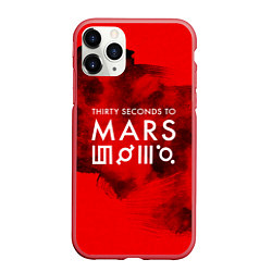 Чехол iPhone 11 Pro матовый 30 STM: Hell Blood, цвет: 3D-красный