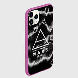 Чехол iPhone 11 Pro матовый 30 STM: Dark Wave, цвет: 3D-фиолетовый — фото 2