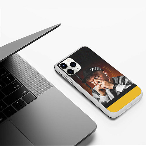 Чехол iPhone 11 Pro матовый Allj: Off White / 3D-Белый – фото 3