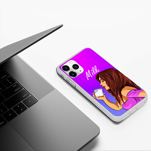 Чехол iPhone 11 Pro матовый Pop art / 3D-Белый – фото 3