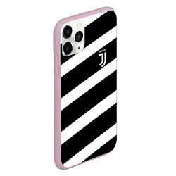 Чехол iPhone 11 Pro матовый Juve: B&W Lines, цвет: 3D-розовый — фото 2