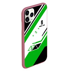 Чехол iPhone 11 Pro матовый RAINBOW SIX SIEGE, цвет: 3D-малиновый — фото 2